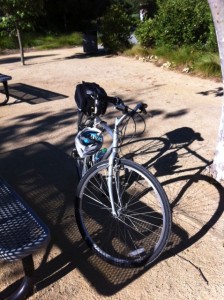 This little bike -- mine since New Jersey, 1998 -- took me more than 100 miles last month.