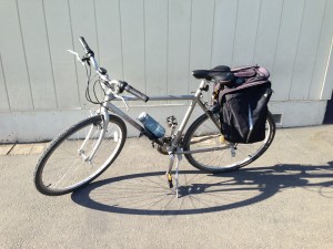 With the trunk bag in place, only partially dorkified.